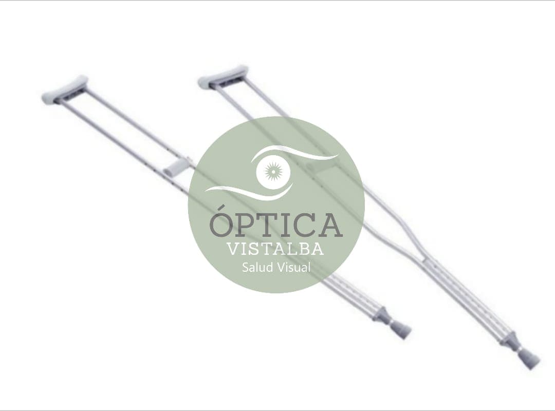 Muletas de aluminio regulables